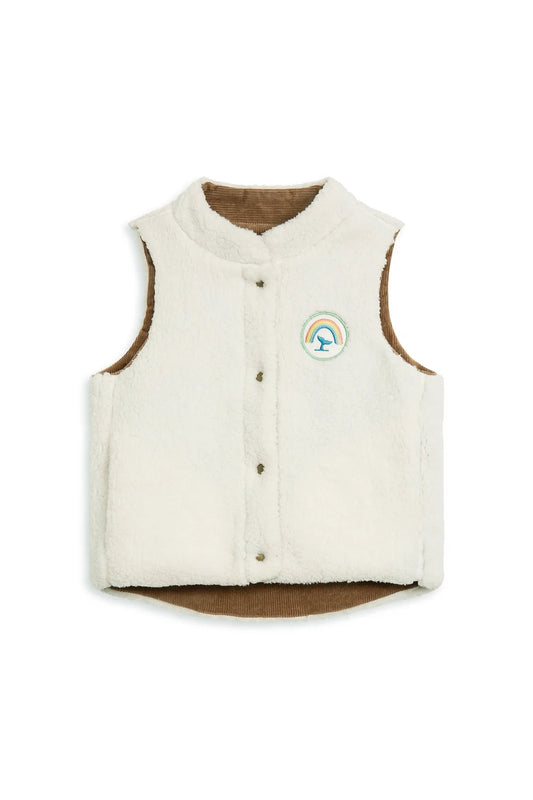 Veste réversible moumoute