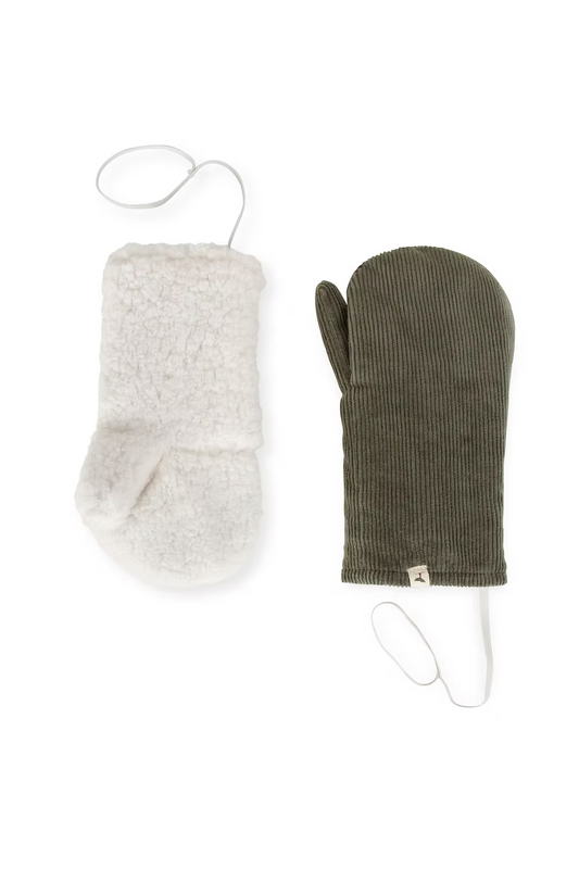 LA MOUFLETTE upcyclée Kaki