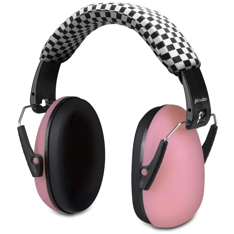 Casque anti bruit rose