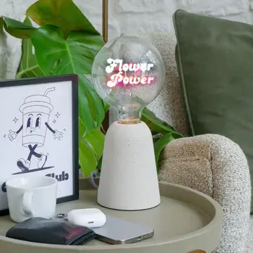 Ampoules LED à texte