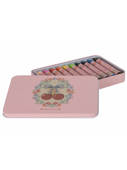 Boite de 10 pastels Cerises Konges Slojd