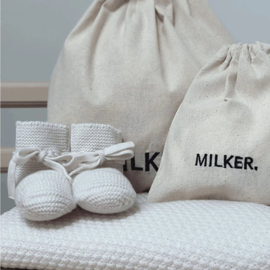 CHAUSSONS EN LAINE MÉRINOS MILK