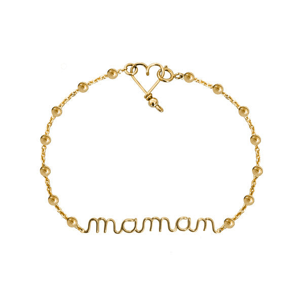 Bracelet Rosary maman argent