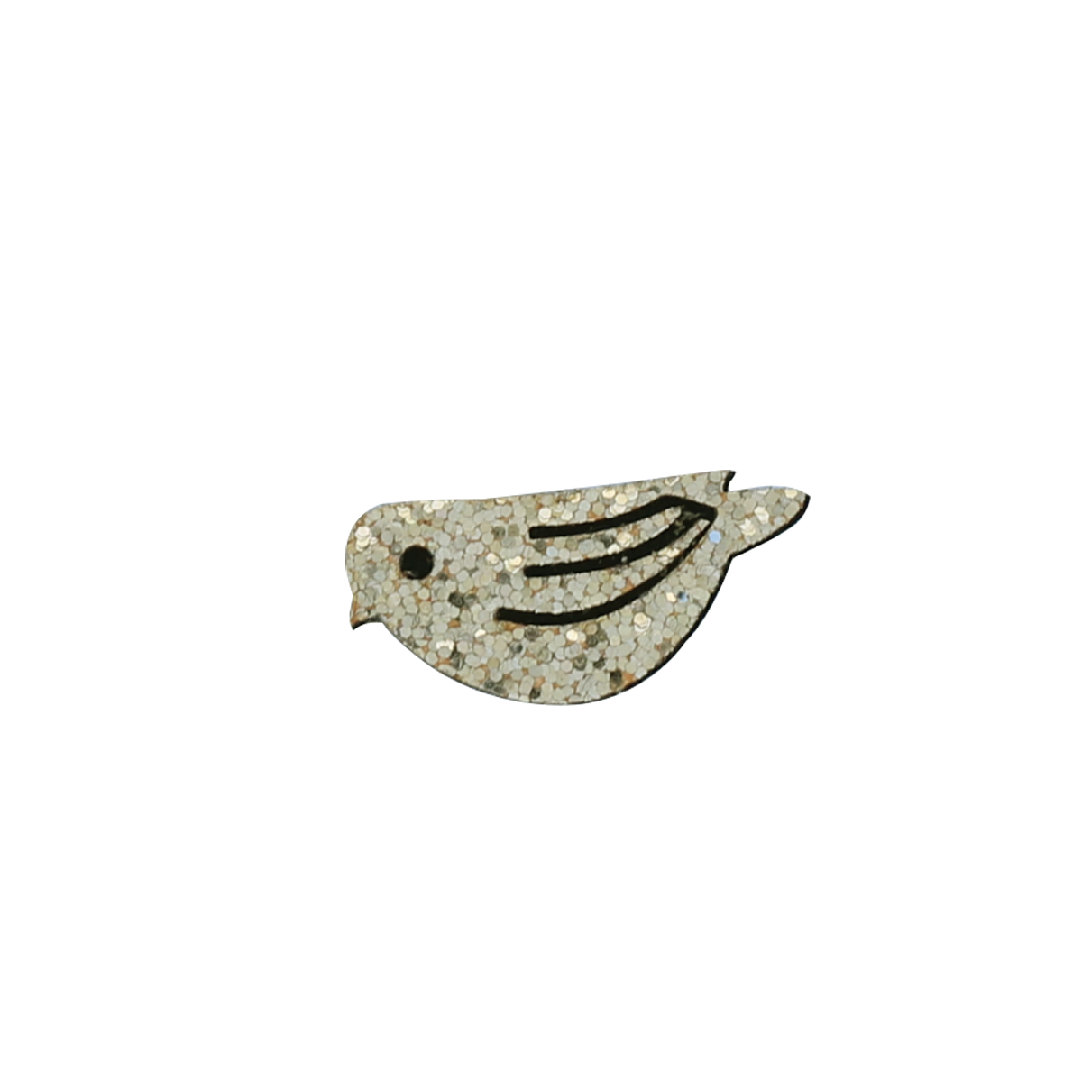 Broche oiseau doré