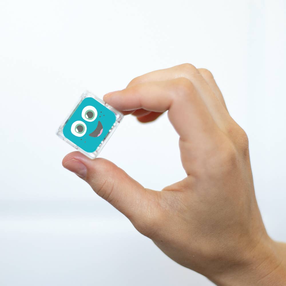 Cubes lumineux pour le bain bleu