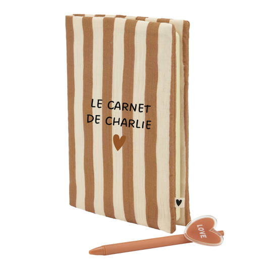 Carnet A5 à rayures