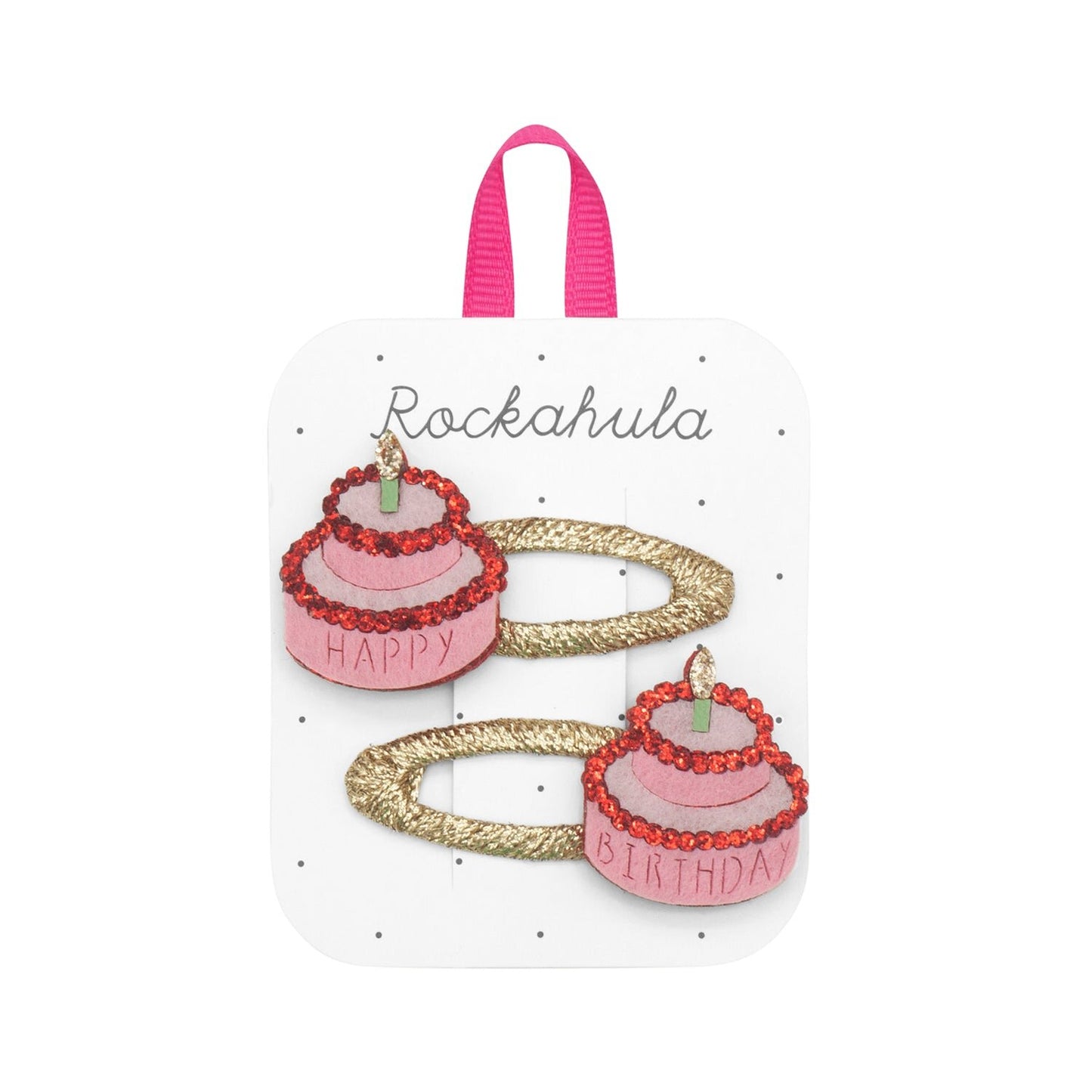 Barrettes de gâteau d'anniversaire