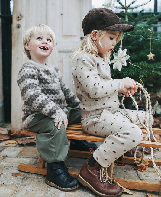 GILET NORDIQUE ÉTOILE - SANDSHELL/CARAFE