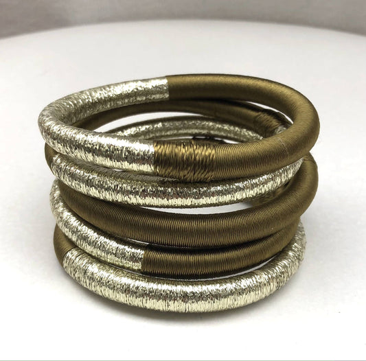 Jonc de sabra bi-ton