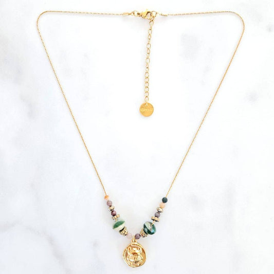 Collier scarabée Maya