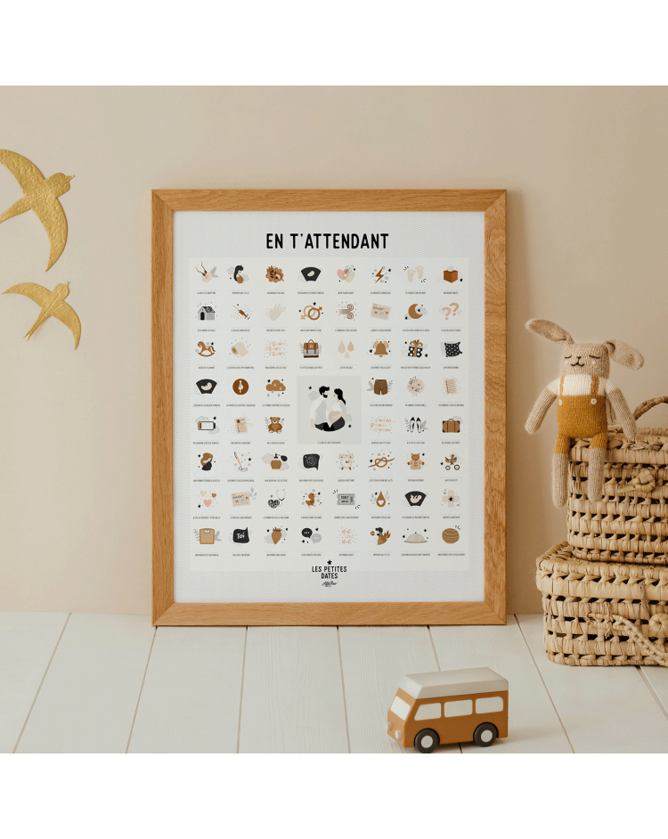 Affiche EN T'ATTENDANT