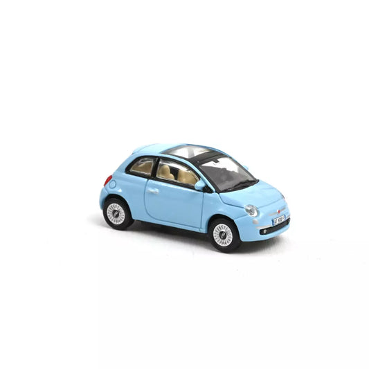 Fiat 500 2008 Bleu 1/87