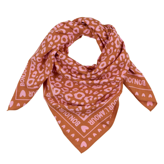 Grand Foulard Léopard Toi l'Amour