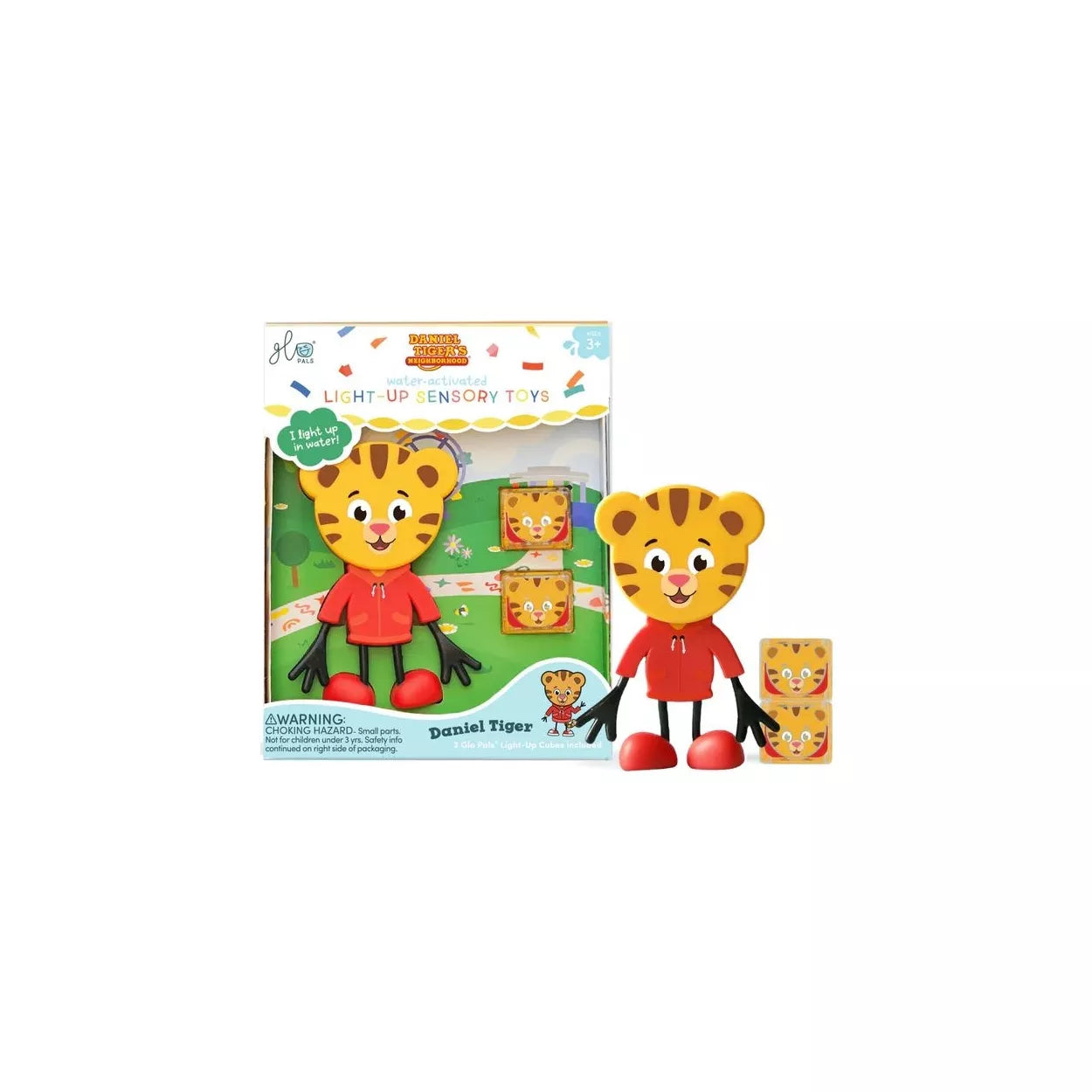 Personnage Dany le Tigre + cubes lumineux
