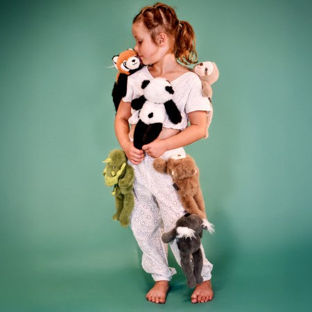 Panda Roux en peluche 30 cm magnétique