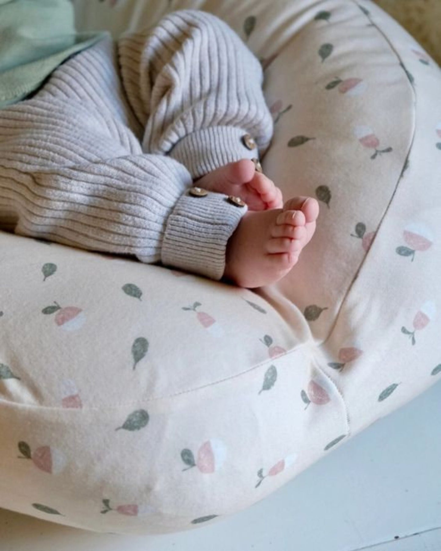 Housse pour coussin d’allaitement - Nid bag Radis