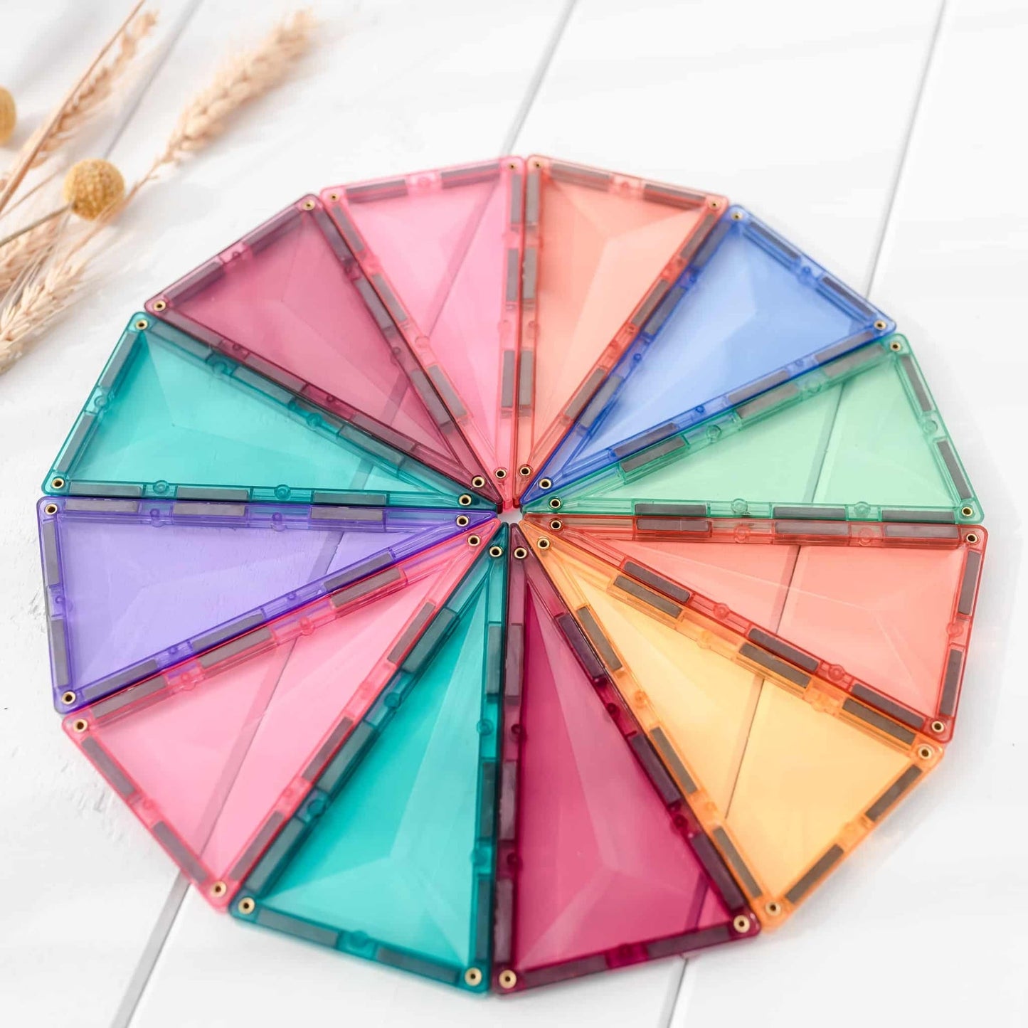 Connetix pack géométrie pastel 40 pièces