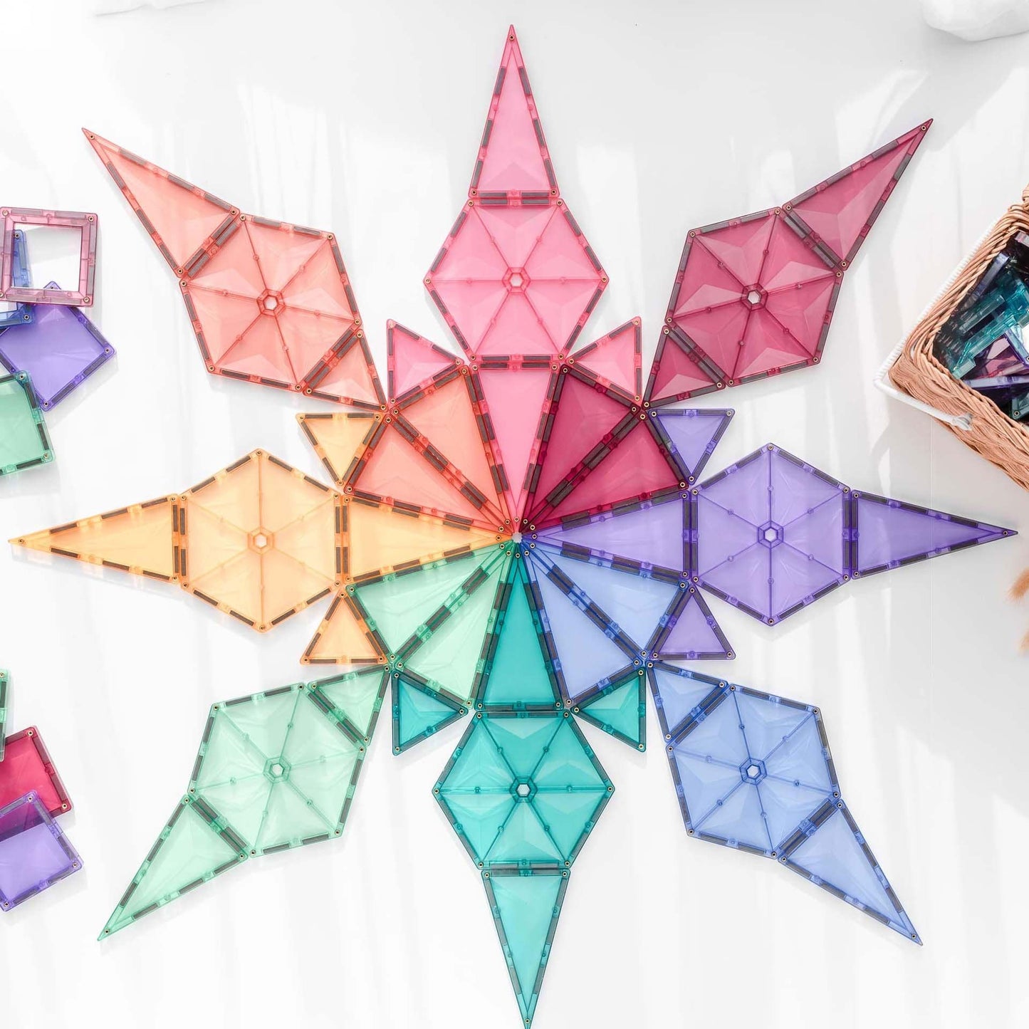 Connetix pack géométrie pastel 40 pièces