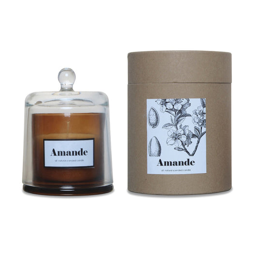 Bougie cloche Ambre gm amande douce