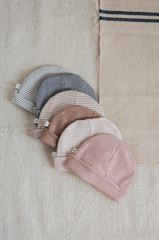 Bonnet bébé côtelé Pim Clay