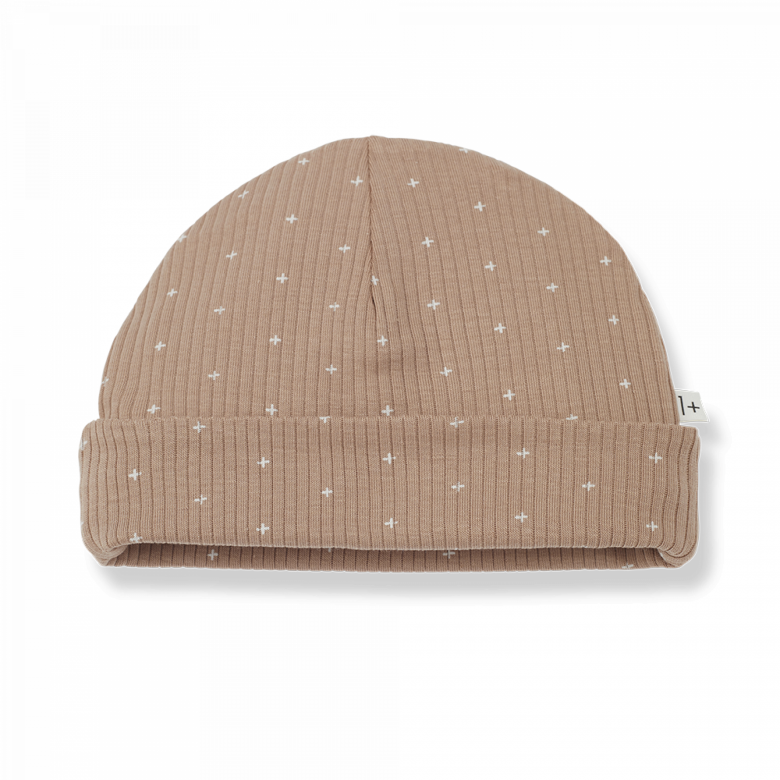Bonnet bébé côtelé Pim Clay