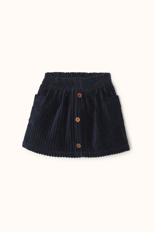 Jupe Tallan Velours Côtelé Navy