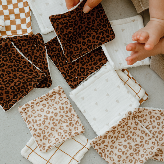 Lingettes Léopard marron