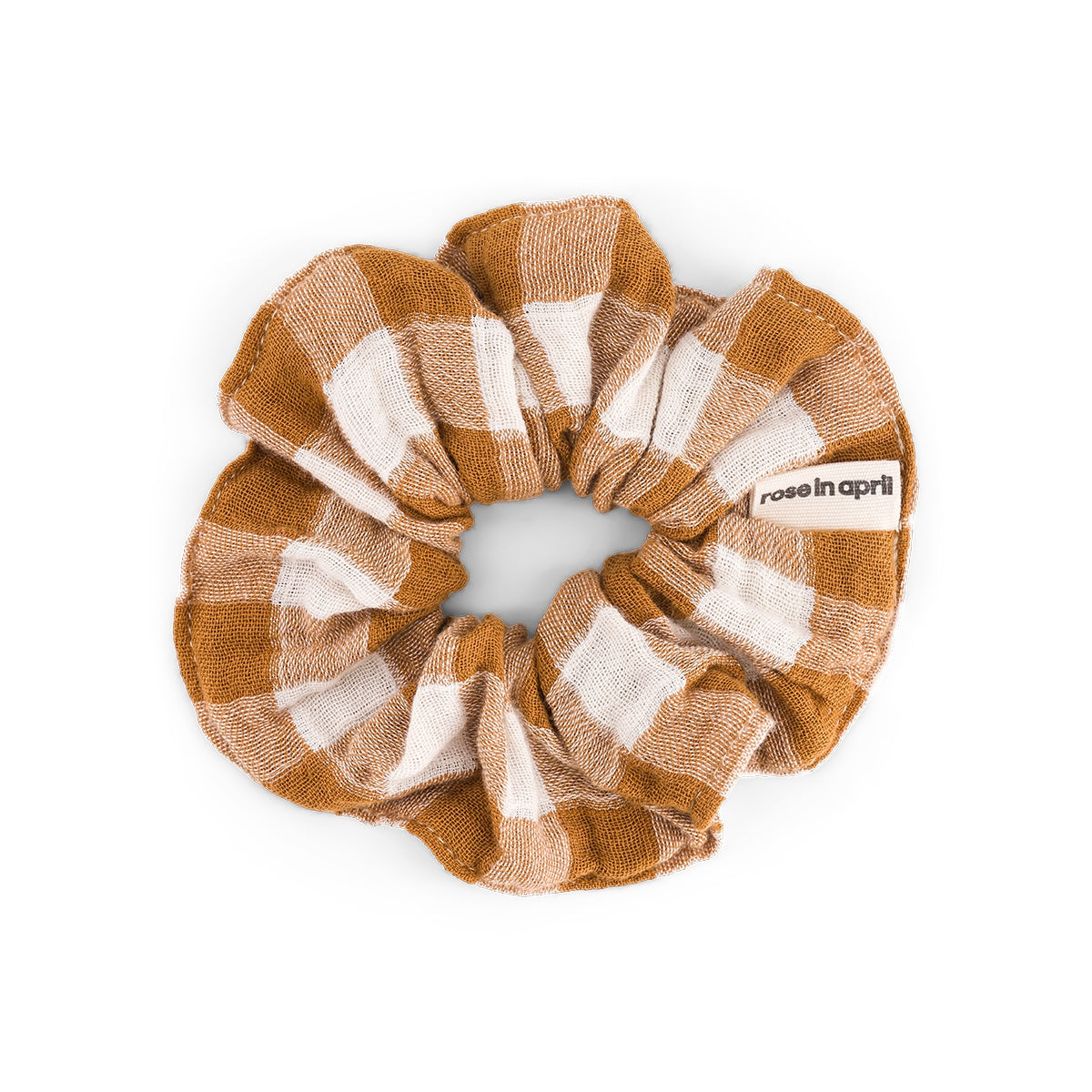 Chouchou vichy caramel
