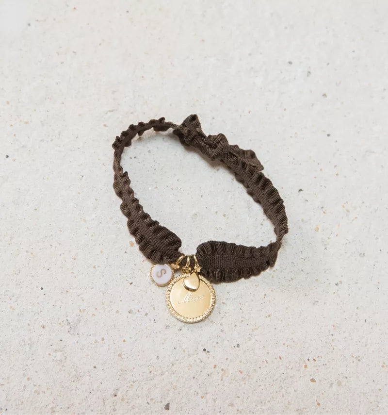 Médaille dentelle chocolat "Maman"
