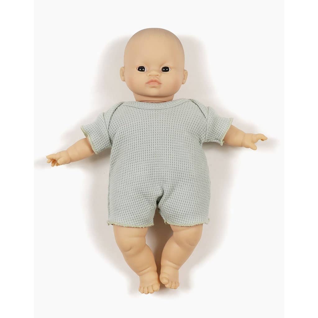 Babies - Body shorty bleu nid d'abeille
