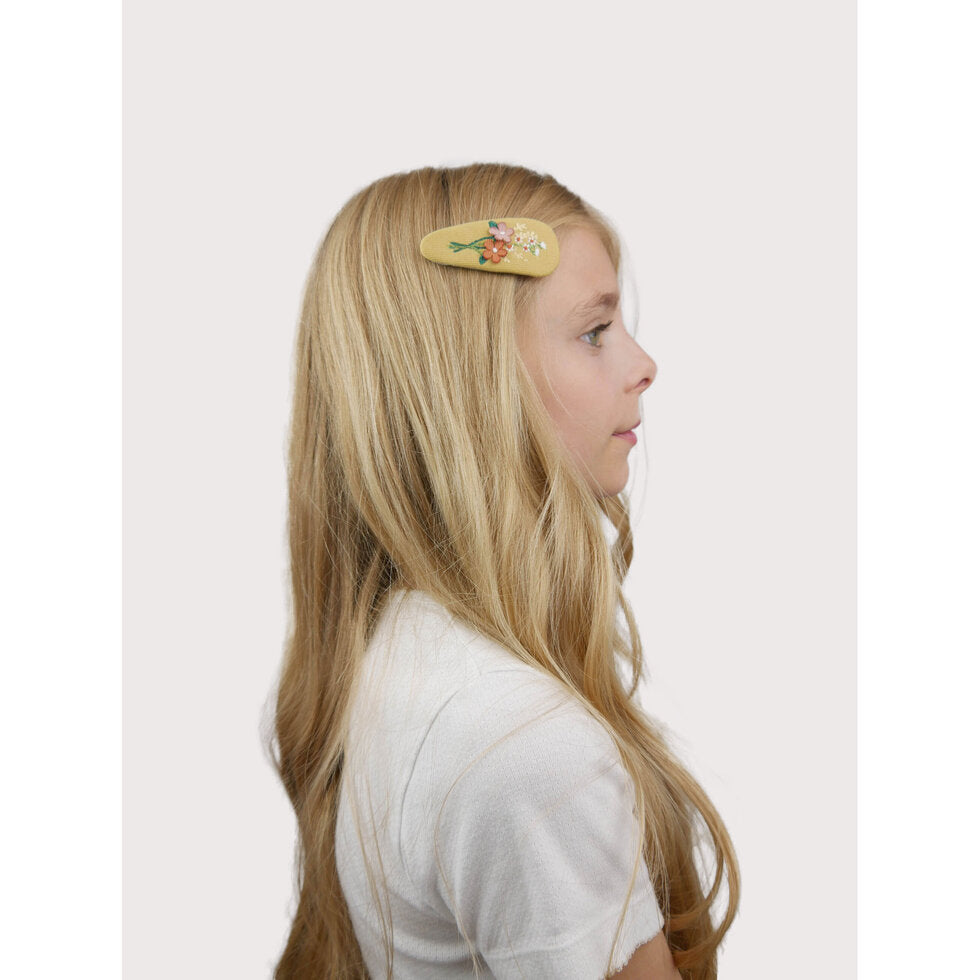 Barrette clip cannelle