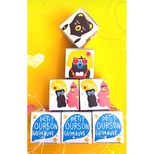 Cube Ourson Guimauve Portraits
