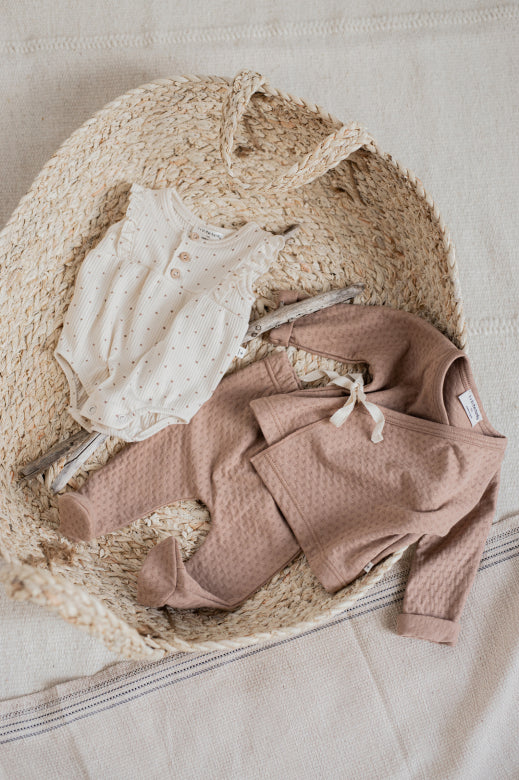 Barboteuse Cinnia Ivoire