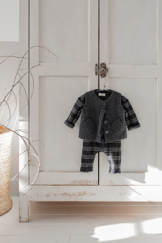 Veste sans manches Amanda anthracite