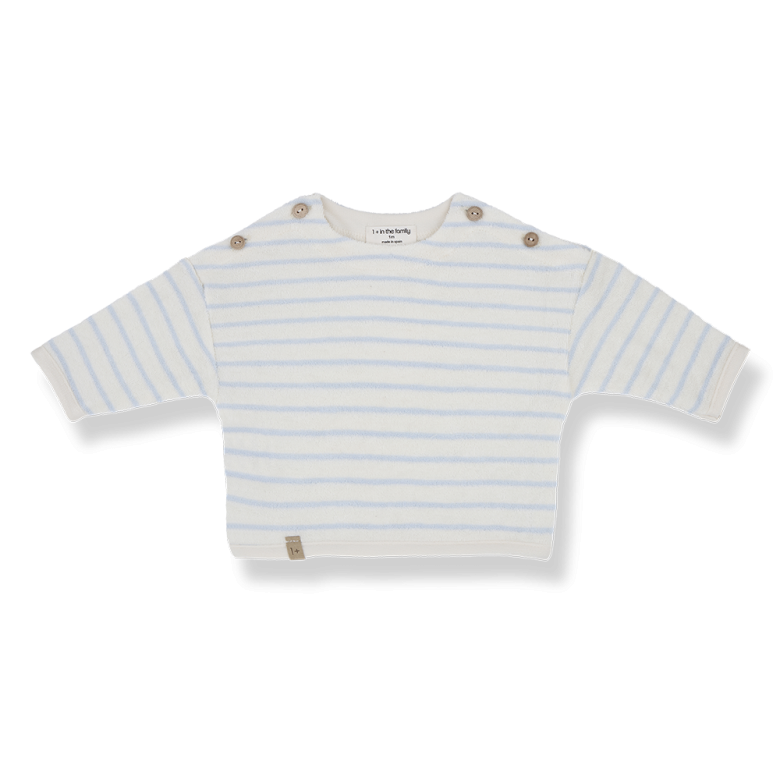 Haut en éponge ENZO misty-blue