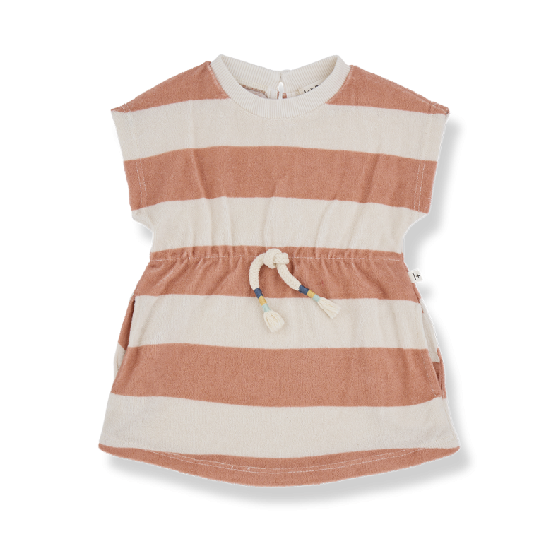 Robe éponge Ilaria corail