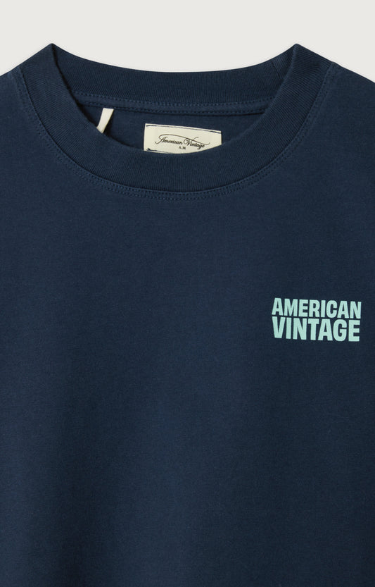 Américain Vintage : Tee-shirt GIXY Navy