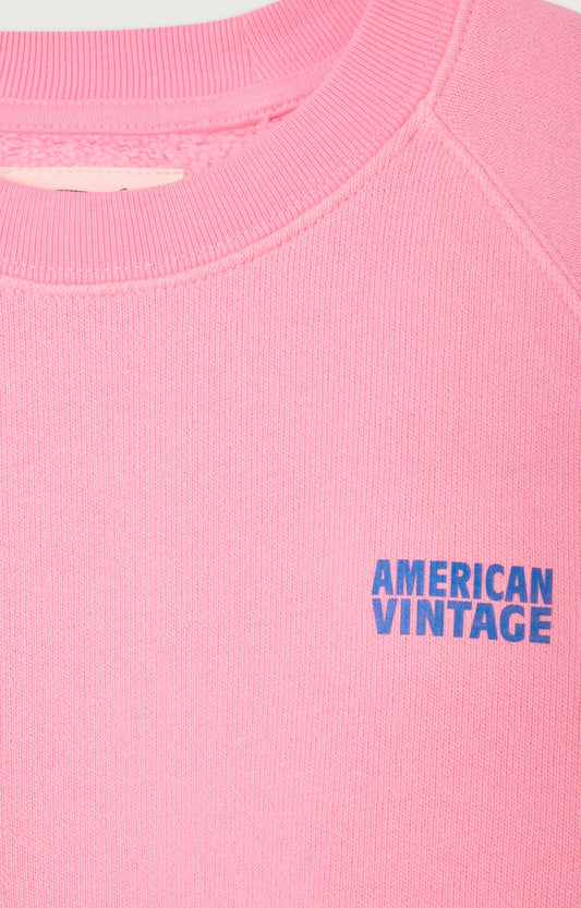 American Vintage : Sweat enfant Izubird Barbe à papa
