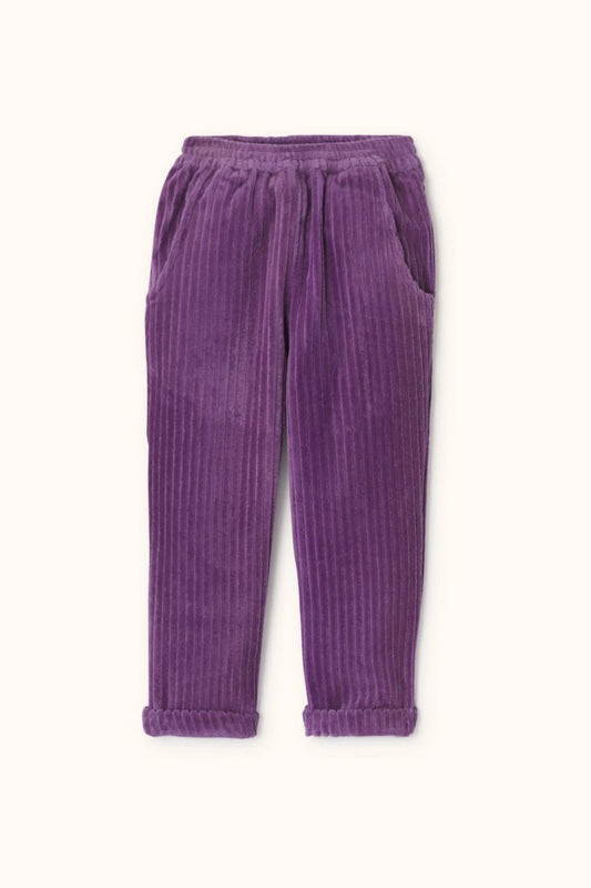 Pantalon Palaki Velours Mauve