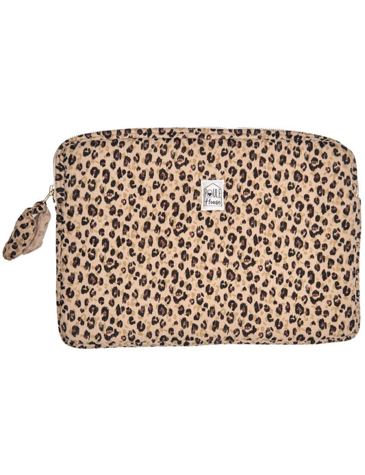 Pochette ordinateur léopard- Taille L