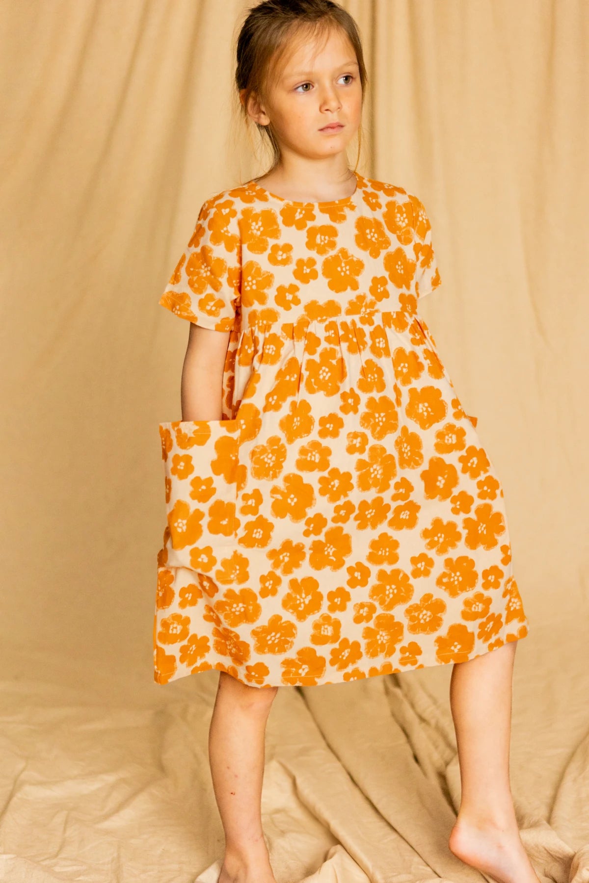 Robe Satili Flora Bold Orange