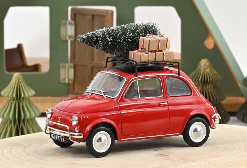 FIAT 500 L - Christmas Edition - 1968 - red - 1:18