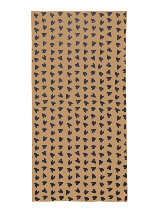 Serviette microfibres noisette