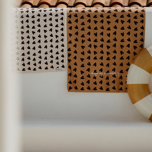 Serviette microfibres écru