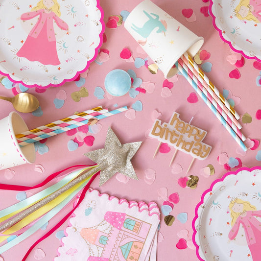 Lot de 8 gobelets en carton Licorne