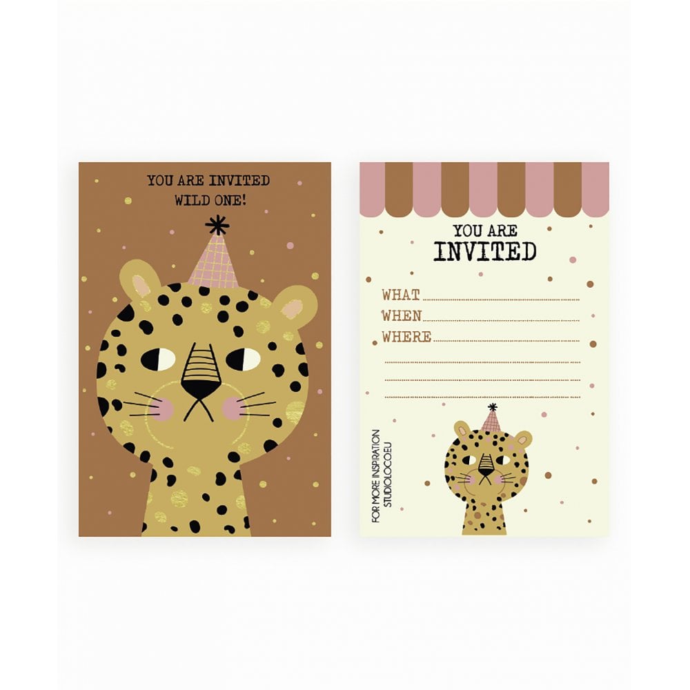 6 cartes d’anniversaire Lion Studio Loco