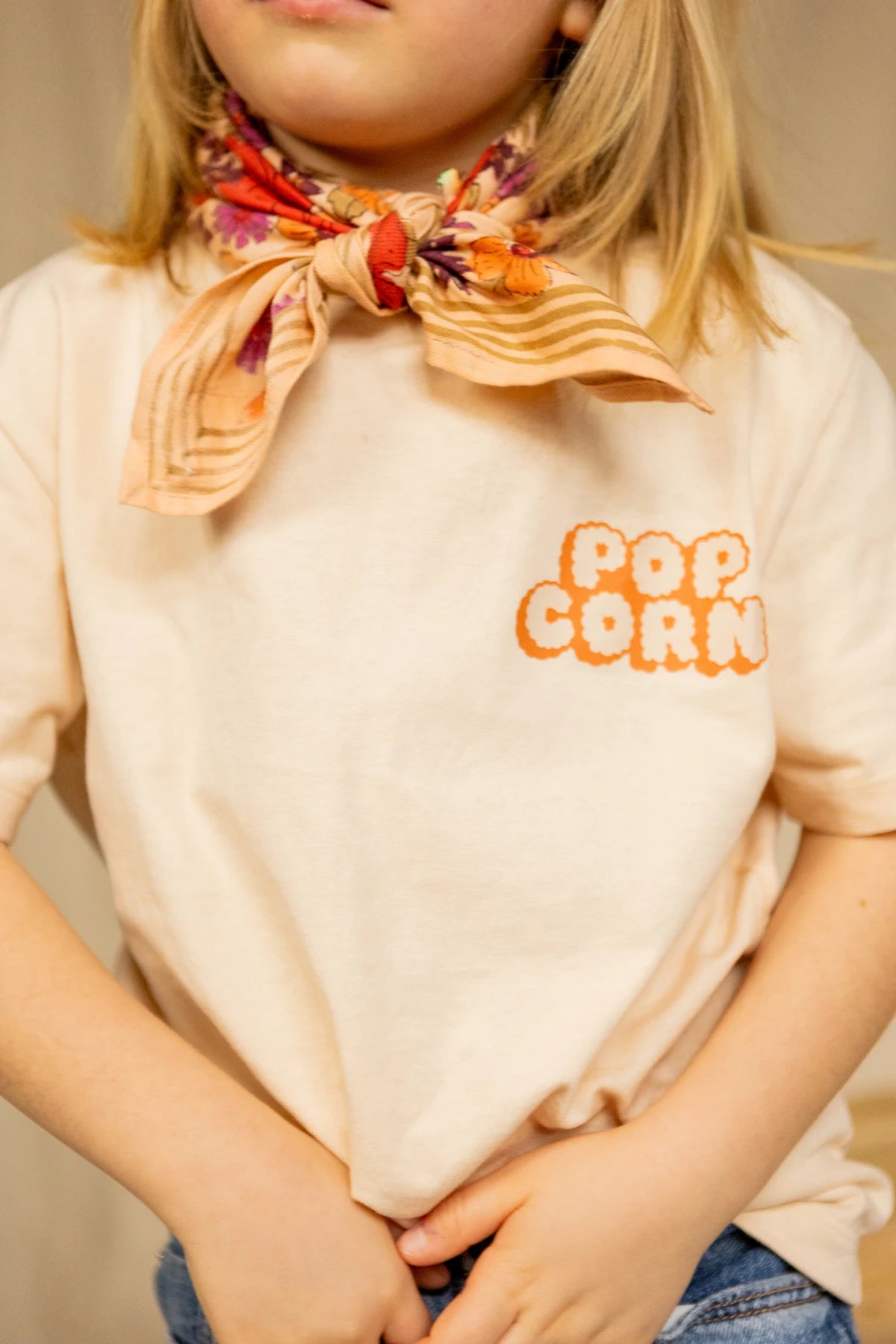 Tee-Shirt Karu Pop Corn Placé Macadamia