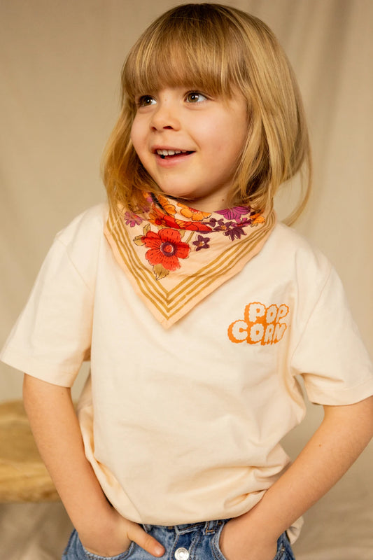 Tee-Shirt Karu Pop Corn Placé Macadamia