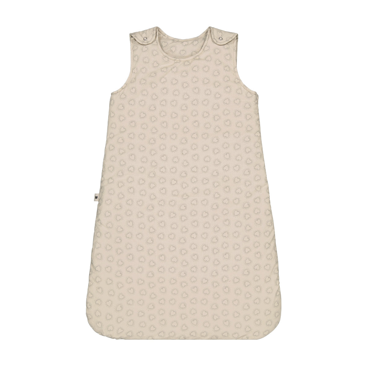Gigoteuse Coeurs greige 3/18 mois