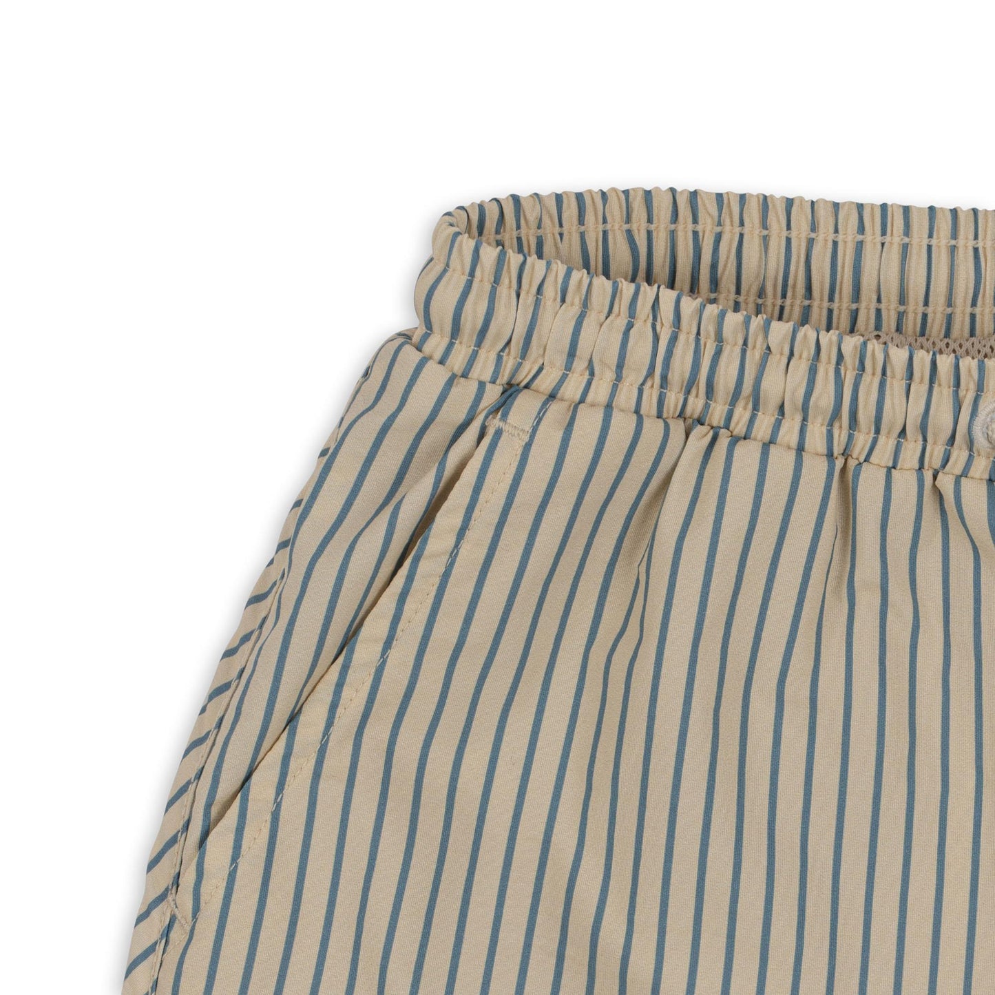Short de bain à rayures bleu